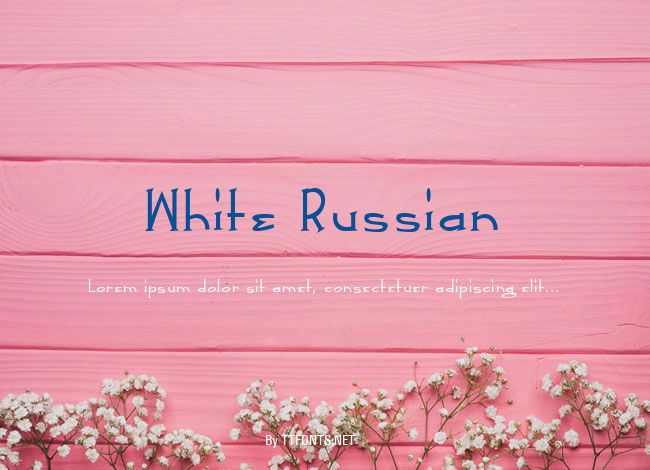 White Russian example